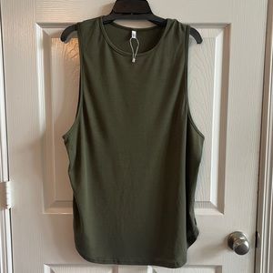 Men’s Sleeveless Tee. Sage Green. Never worn